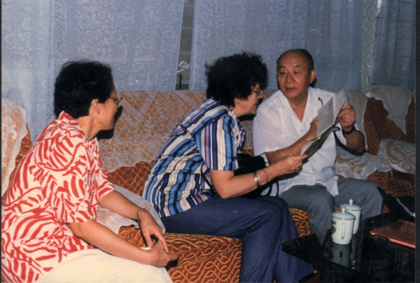 刘建康院士与波兰生态学家Hilbri