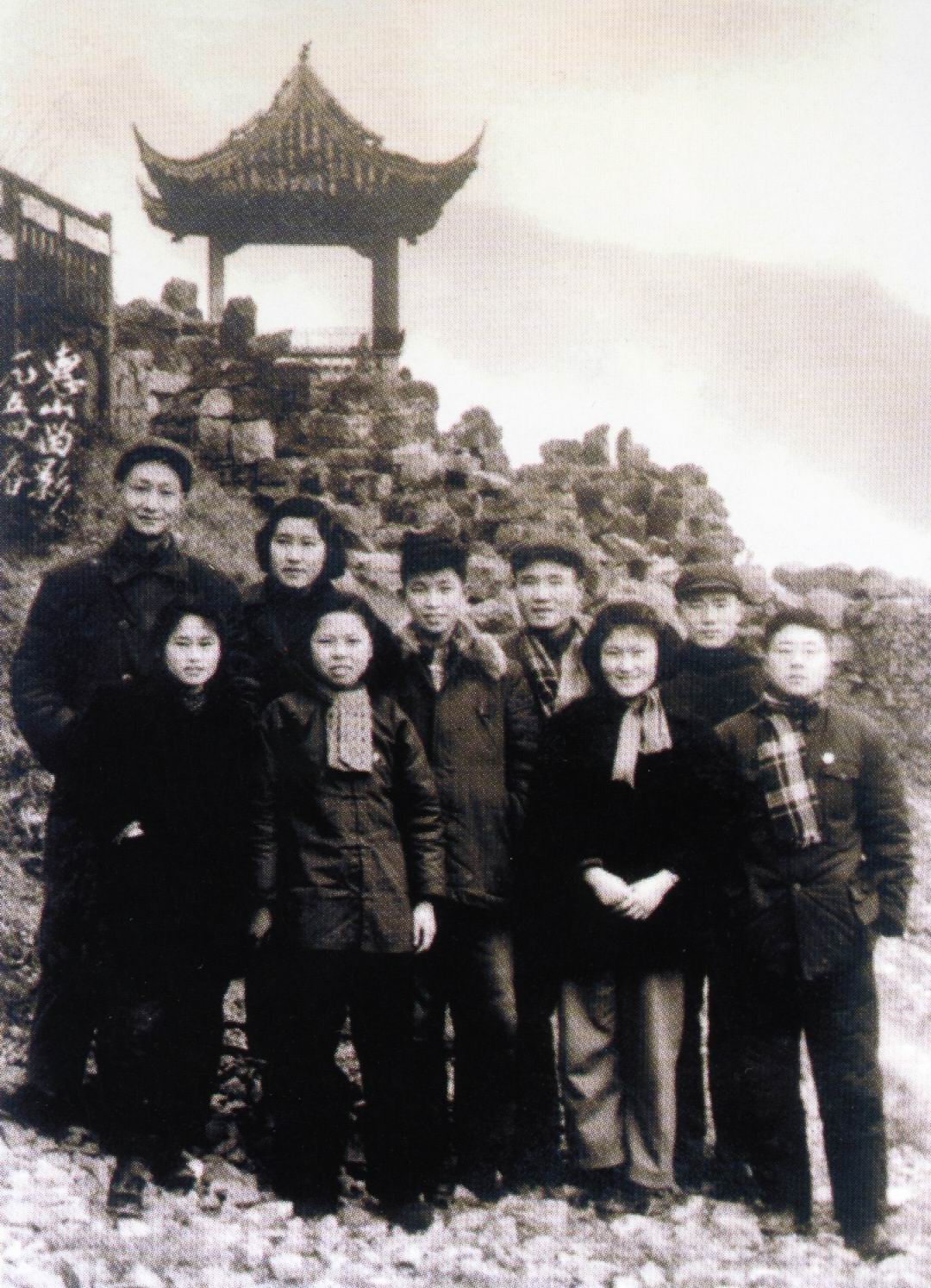 1954年3月水生所部分人员在太湖合