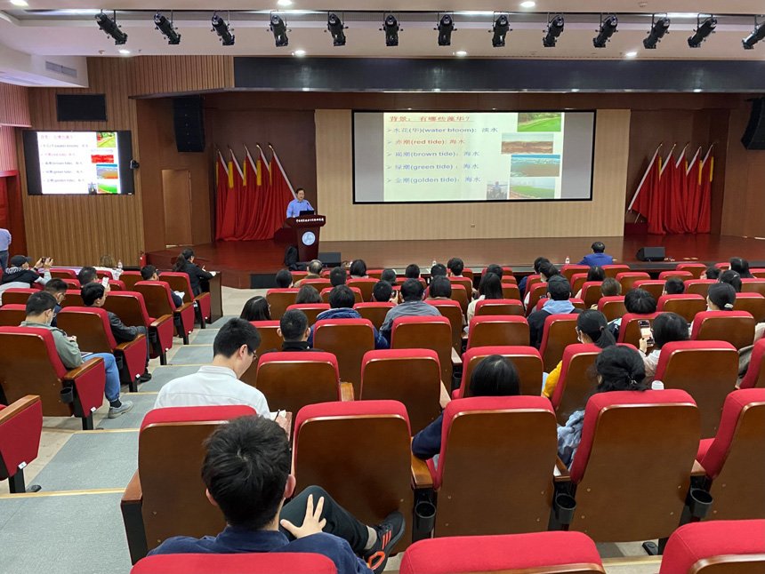 海洋所唐赢中研究员应邀到水生所进行学