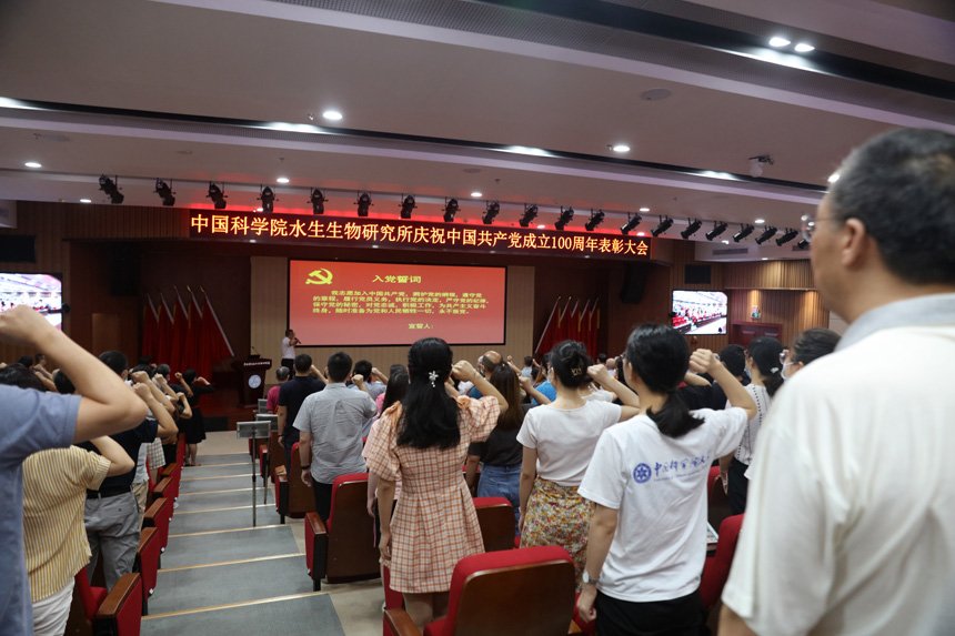 水生所召开庆祝建党100周年表彰大会